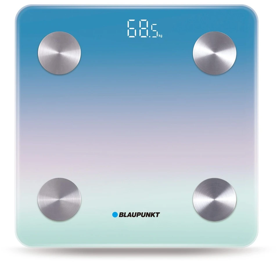 Virtuvinės svarstyklės Asmeninės vonios svarstyklės su Bluetooth Blaupunkt BSM601BT
