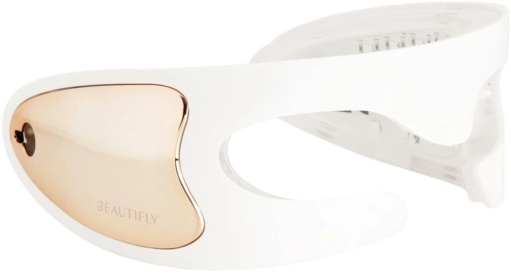 Sveikata ir Asmeninė Priežiūra - Beautifly Serene Eye LED Akiniai Su Masažu, Raudonos Šviesos Terapija, Mikrovirpėjimai