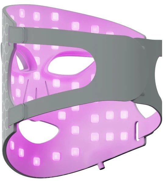 Sveikata ir asmeninė priežiūra - Beautifly AuraSkin Pro LED šviesos terapijos kaukė, 280 diodų, 8 bangos ilgiai, Pilka