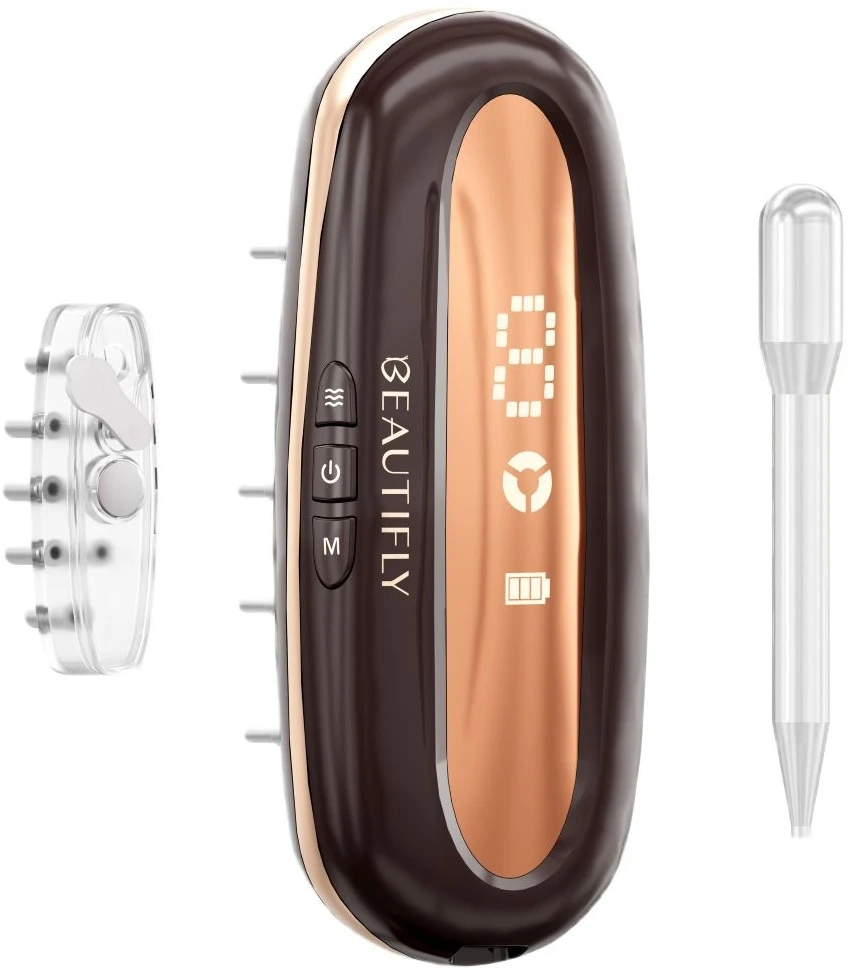 Sveikata ir Asmeninė Priežiūra - Beautifly LaserBoost Pro Tamsus Lazerinis Plaukų Augimo Prietaisas Su EMS Masažu