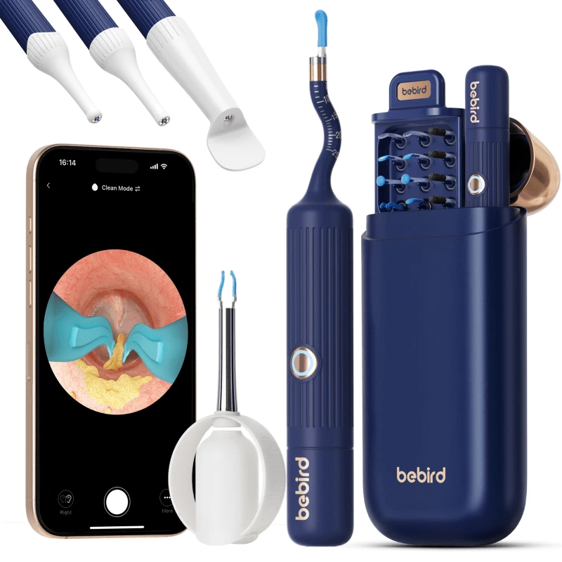 Bebird EarSight Plus otoskopas su ausų valymo kamera (mėlynas)