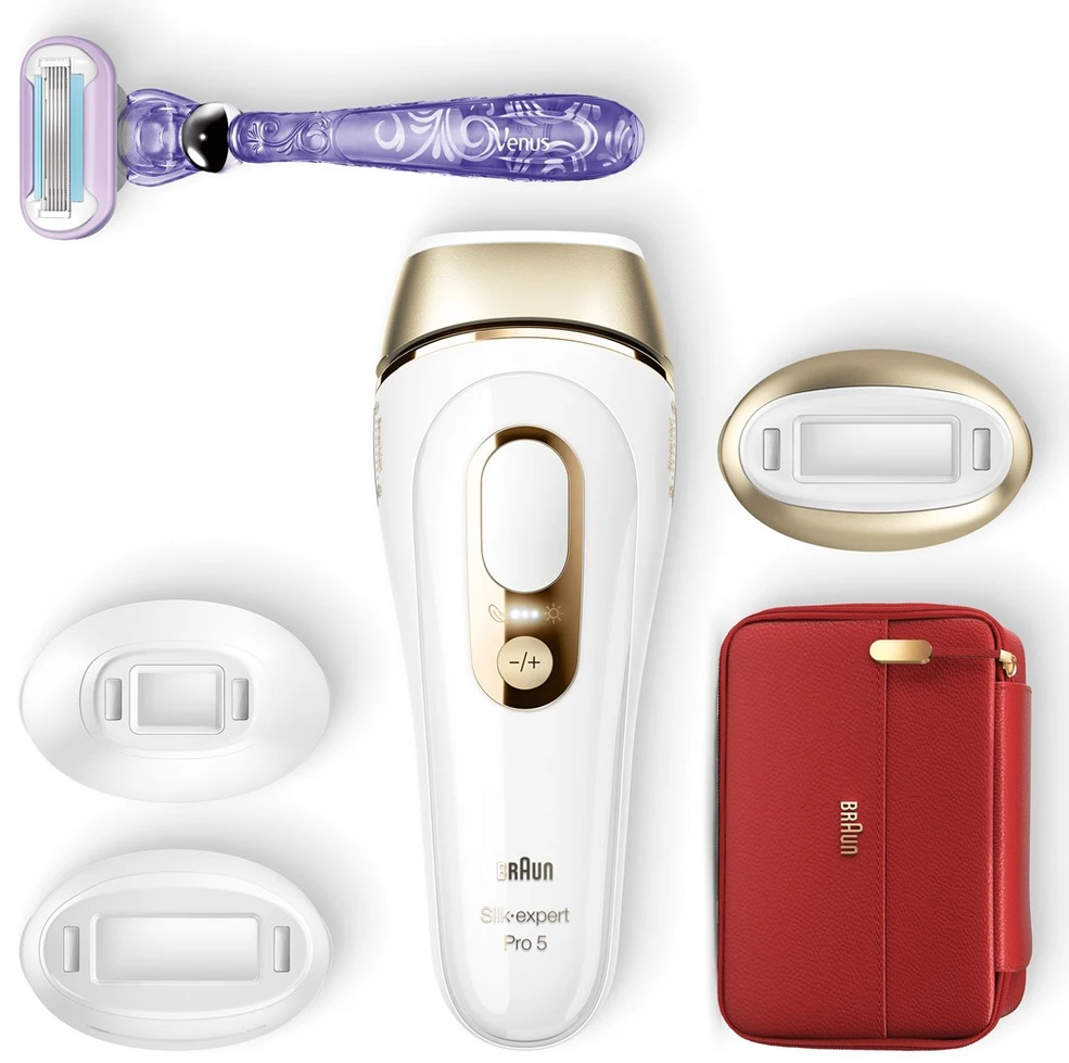 Braun Silk-expert Pro Silk·expert Pro 5 PL5267 Intensyviai pulsuojanti šviesa (IPL) Auksinė, Baltas