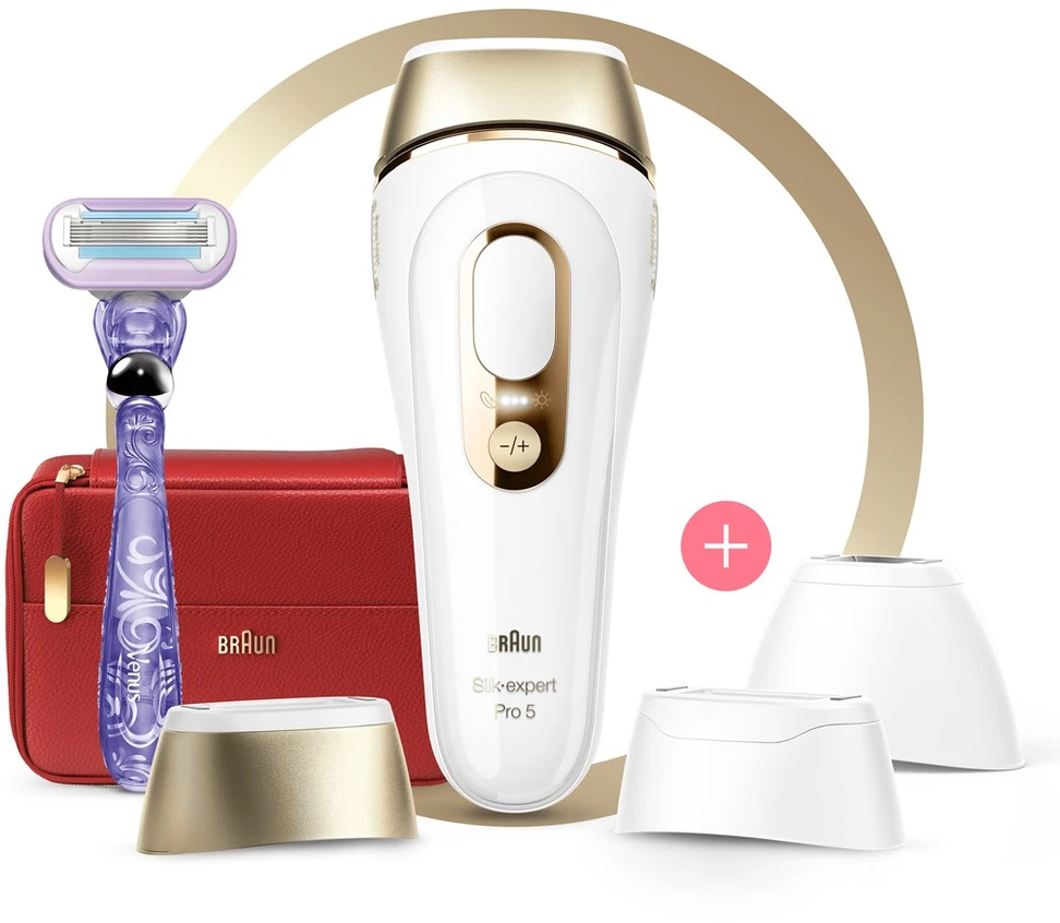 Braun Silk-expert Pro Silk·expert Pro 5 PL5267 Intensyviai pulsuojanti šviesa (IPL) Auksinė, Baltas