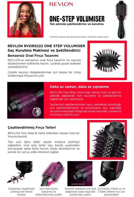 Plaukų formavimo šukos Revlon One Step Brush RVDR5222E