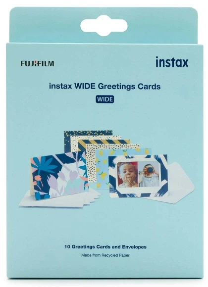 Sveikinimo Atvirukai - Fujifilm instax WIDE Sveikinimo Atvirukai 10 Vnt - Balta