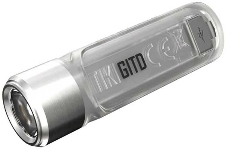 Šviesos šaltinis - Nitecore TIKI GITD 300 Liumenų Įkraunama Žibintuvėlis Mėlynas