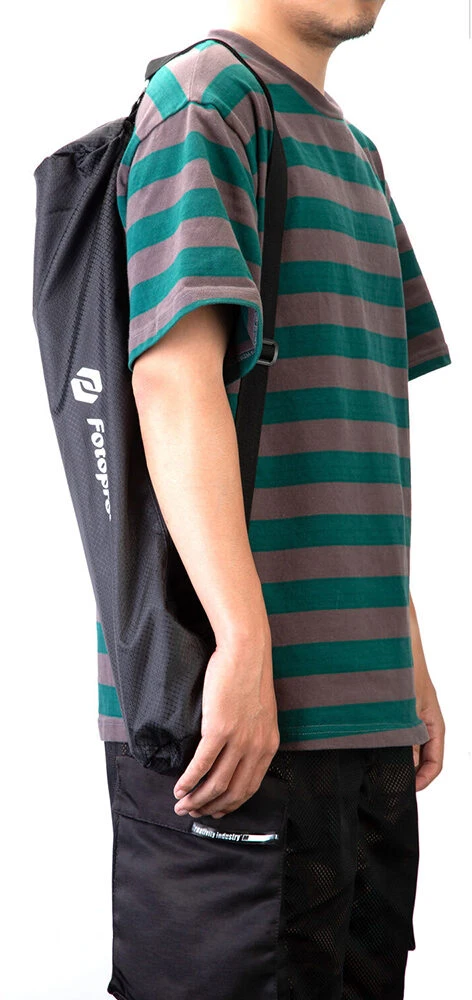 Šviesos stovas - Fotopro TR 02C 0,5–2,1 m 2kg juoda ir oranžinė