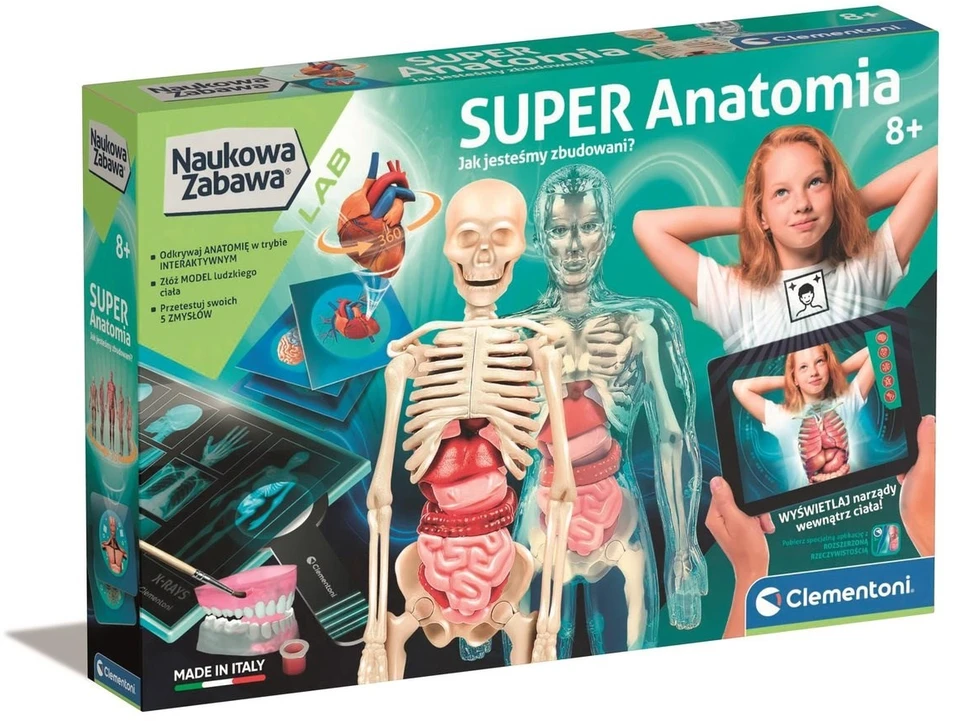 Naukowa Mokslo pramogos Super anatomija lenkų kalba Clementoni 50919