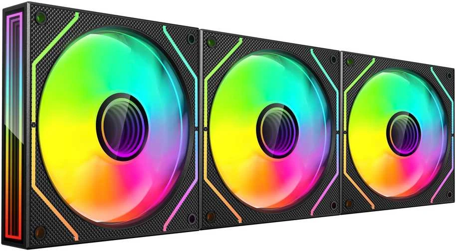 tacens Mars Gaming MF3DPROKIT computer cooling system Kompiuterio dėklas Fan 12 cm Juodas