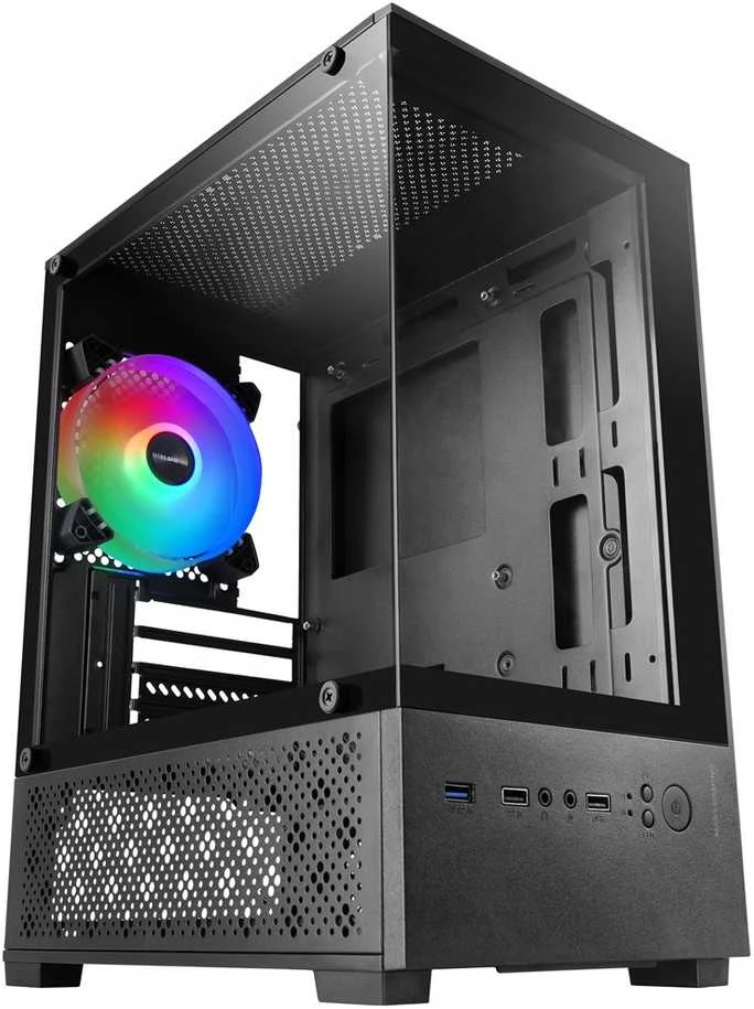 Tacens Mars Gaming MC-SE2 Mini Tower Juodas