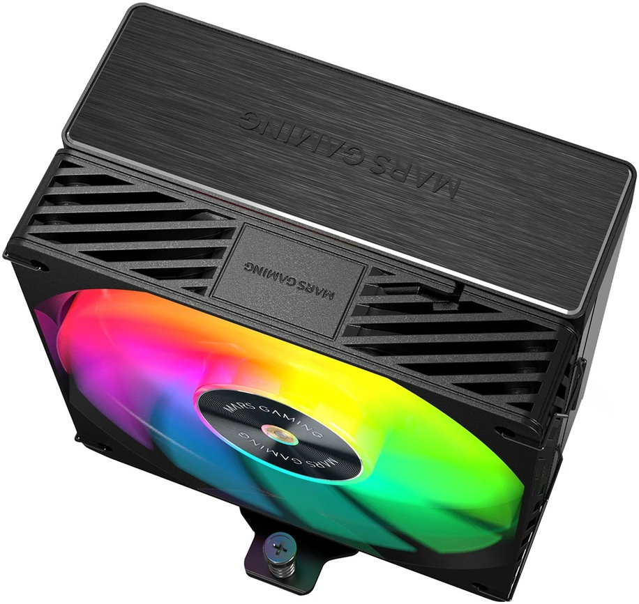 tacens Mars Gaming MCPUX5ARGB computer cooling system Processor Oro vėsintuvas 12 cm Juodas 1 pc(s)