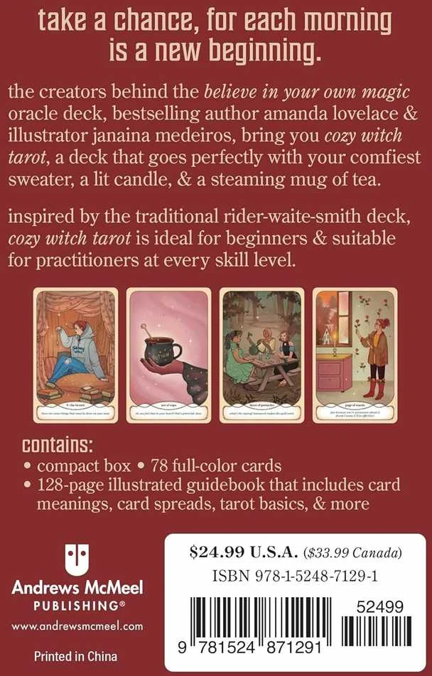 Taro kortos Cozy Witch Andrews McMeel Publishing