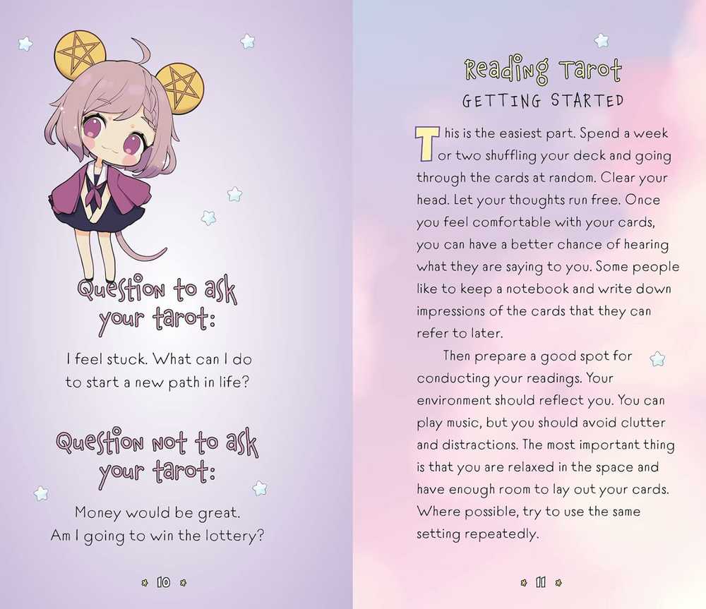 KNYGA Taro kortos Cute Chibi Rock Point Press