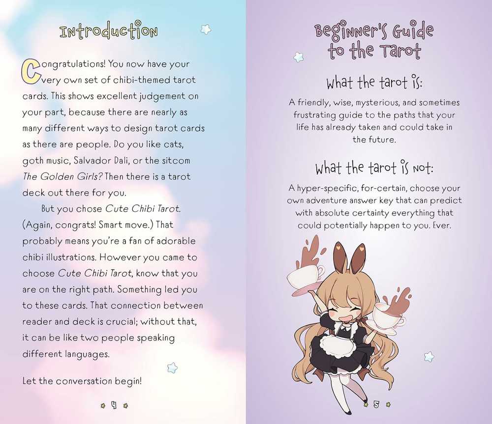 KNYGA Taro kortos Cute Chibi Rock Point Press
