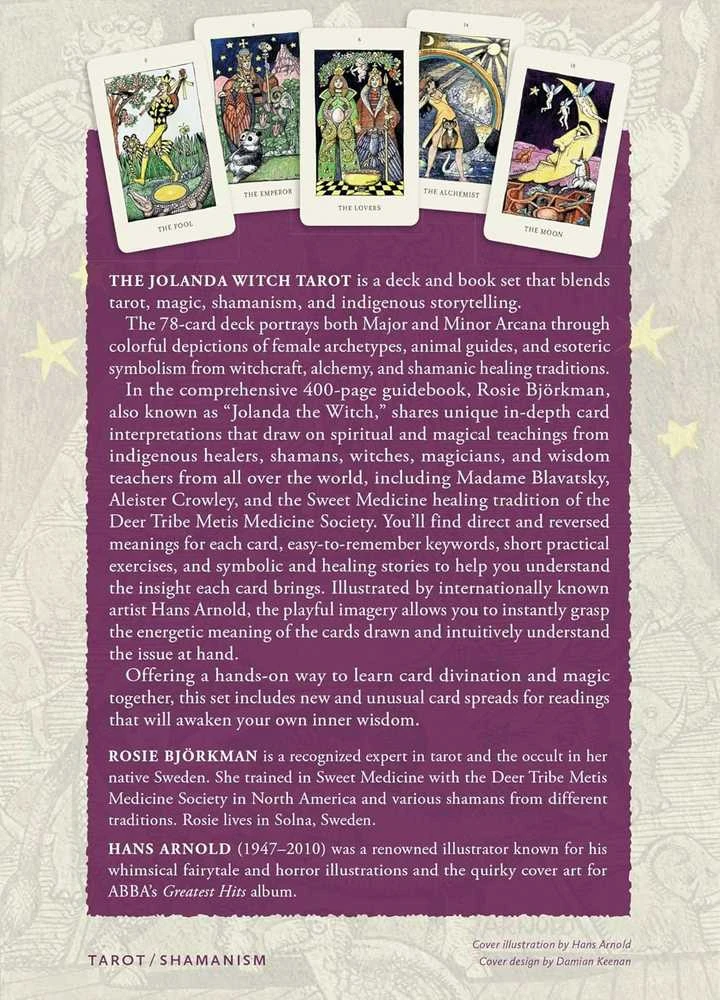 KNYGA Taro Kortos The Jolanda Witch Findhorn Press