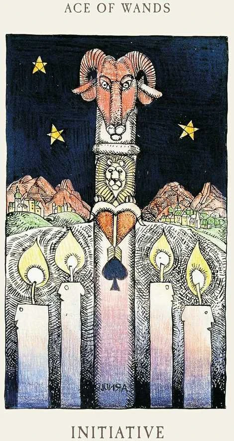 KNYGA Taro Kortos The Jolanda Witch Findhorn Press