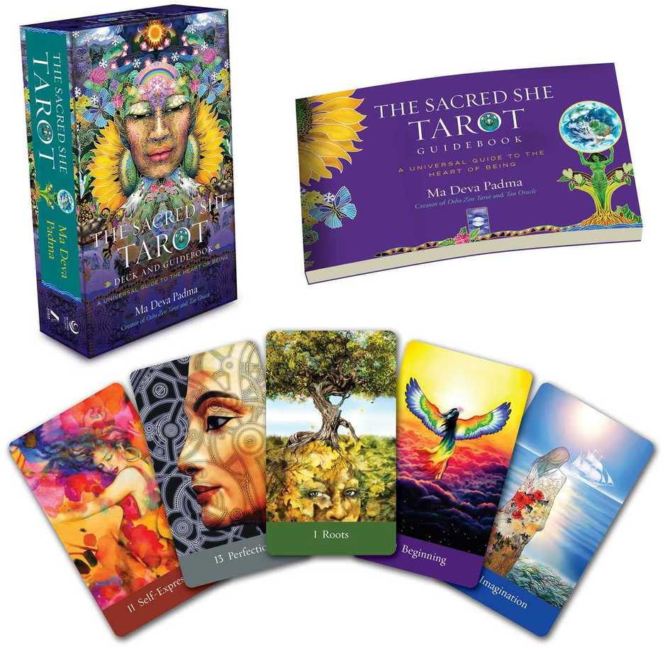 KNYGA Ma Deva Padma Taro Kortos The Sacred She Beyond Words
