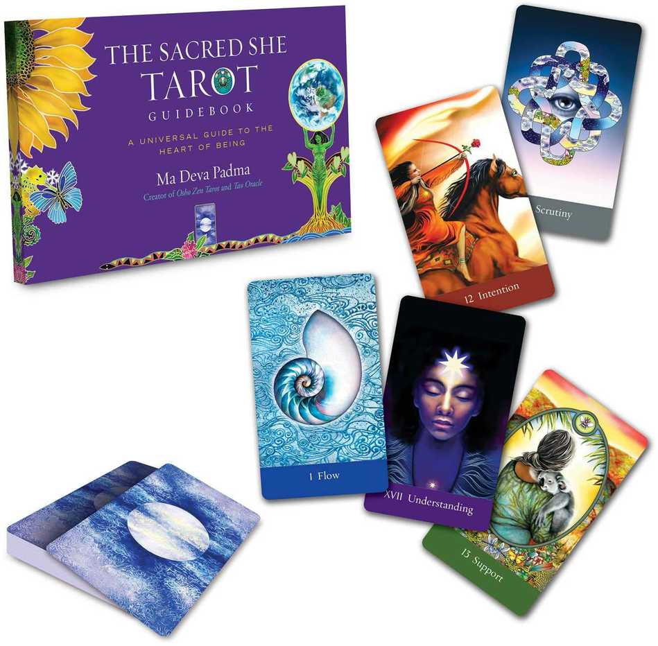 KNYGA Ma Deva Padma Taro Kortos The Sacred She Beyond Words