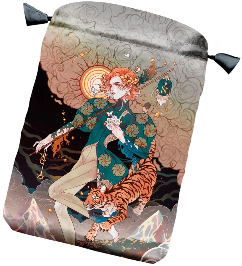 Taro kortų dėklas - Lo Scarabeo Anima satininis įvairiaspalvis 16 × 22,5 cm 16 g