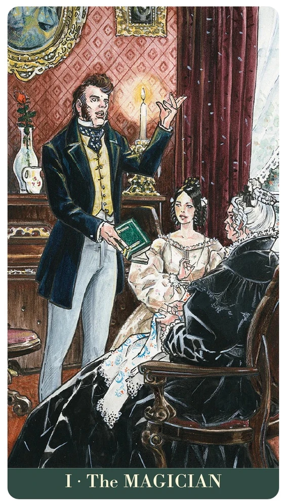 Lo Scarabeo Jane Austen Taro kortos – 78 kortų kaladė literatūros gerbėjams