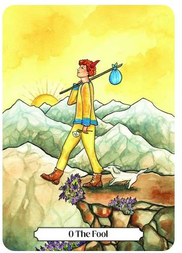 Tarot kortos - Hay House The Heart’s Path Tarot 78 kortų kaladė su vadovu anglų kalba