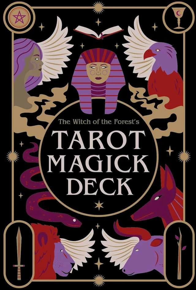 KNYGA Tarot kortos Witch of the Forest's Leaping Hare Press