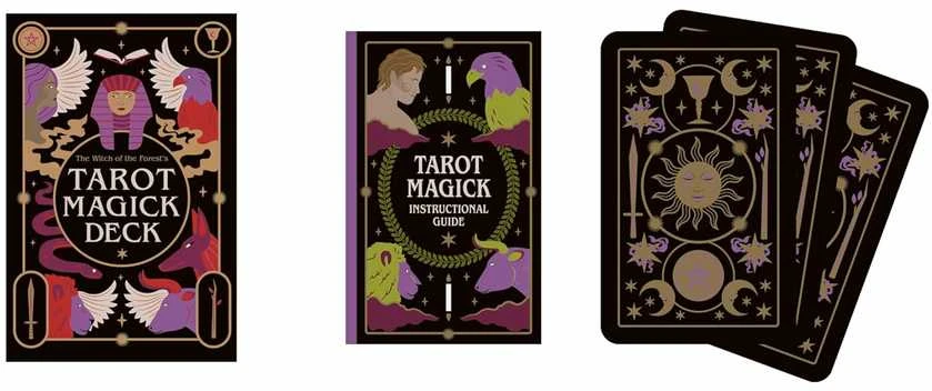 KNYGA Tarot kortos Witch of the Forest's Leaping Hare Press