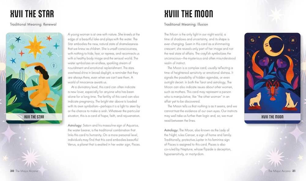 Taro kortų rinkinys - Cico Books Astrologijos Tarot 78 Kortos su Gidu