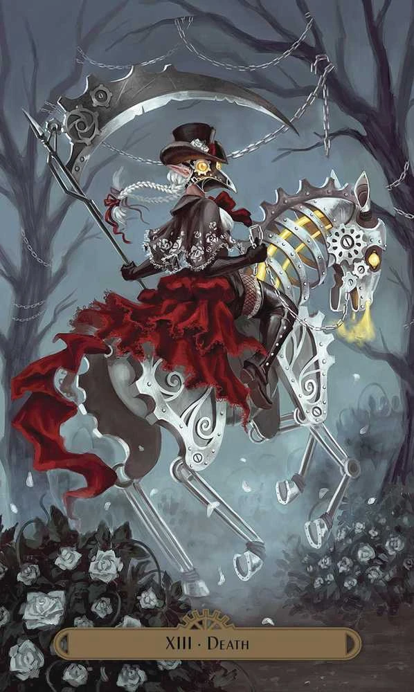 Taro kortų rinkinys - Llewellyn Steampunk Faerie 78 Kortos, 225 Puslapių Knyga