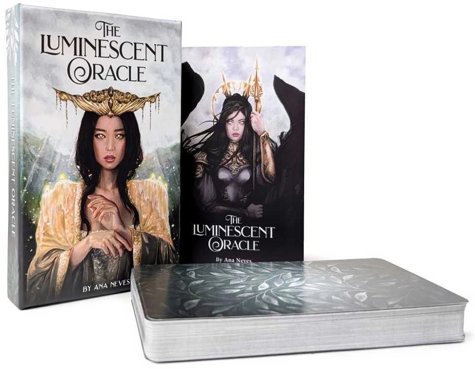 Tarotų Kortų Rinkinys - US Games Systems Luminescent Oracle 44 Kortos 36 Puslapių Knygelė