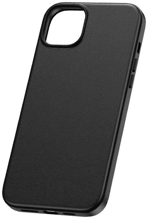 Telefono dėklas, skirtas iPhone 15 Plus Baseus Fauxther Series (juodas)