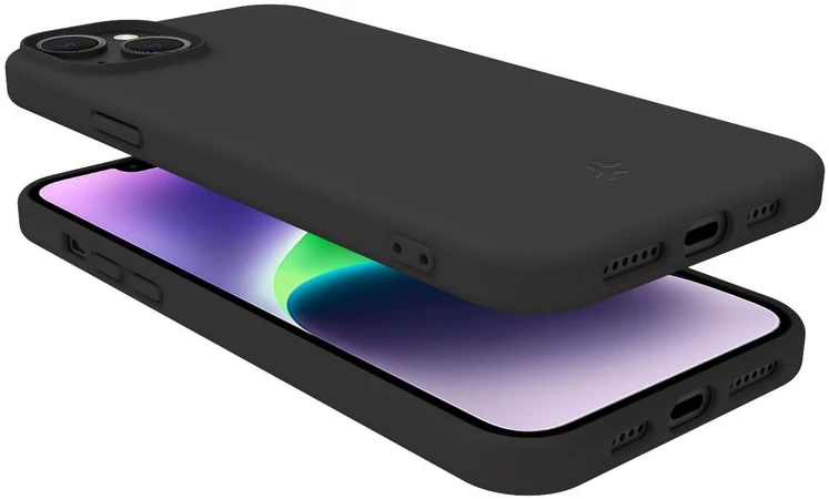 Telefono dėklas - Celly Cromo Soft CROMO1055BK iPhone 15 Plus dėklas juodas