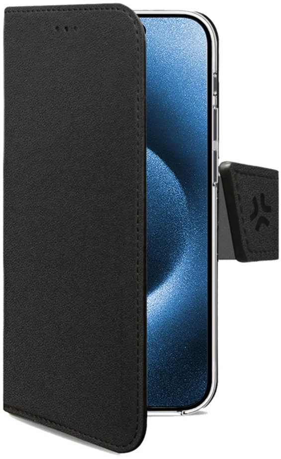 Telefono dėklas - Celly Wally iPhone 16 Pro Juodas