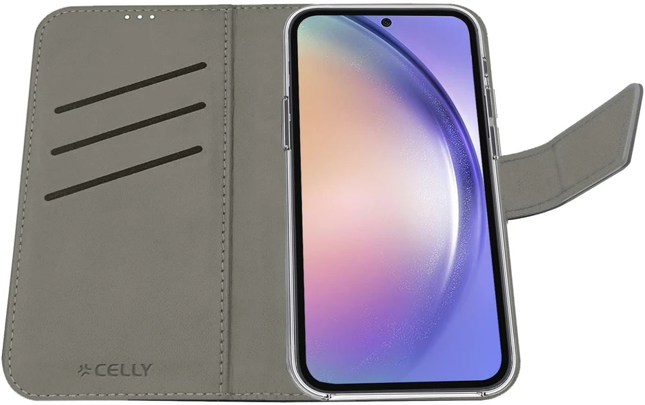 Telefono dėklas - Celly Wally Samsung Galaxy A55 5G juodas