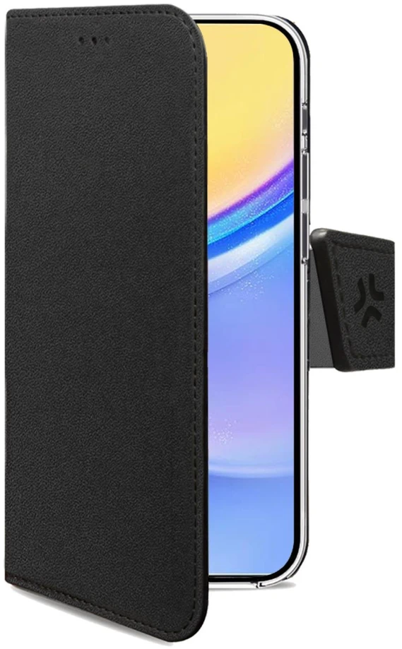 Telefono dėklas - Celly Wally1060 Galaxy A15 dėklas juodas