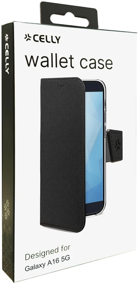 Telefono Dėklas - Celly Wally1105 Galaxy A16 5G/4G Juodas