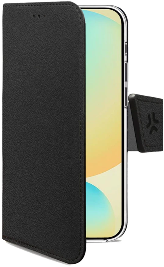 Telefono dėklas - Celly Wally Galaxy S24 FE Dėklas, Juodas, ATIDARYTA PAKUOTĖ