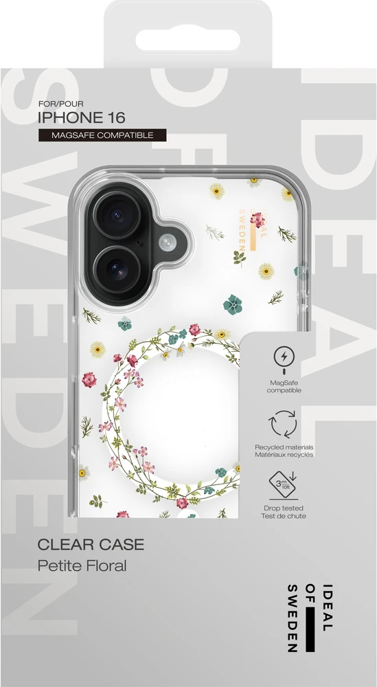 Telefono dėklas - Ideal of Sweden iPhone 16 MagSafe Petite Floral