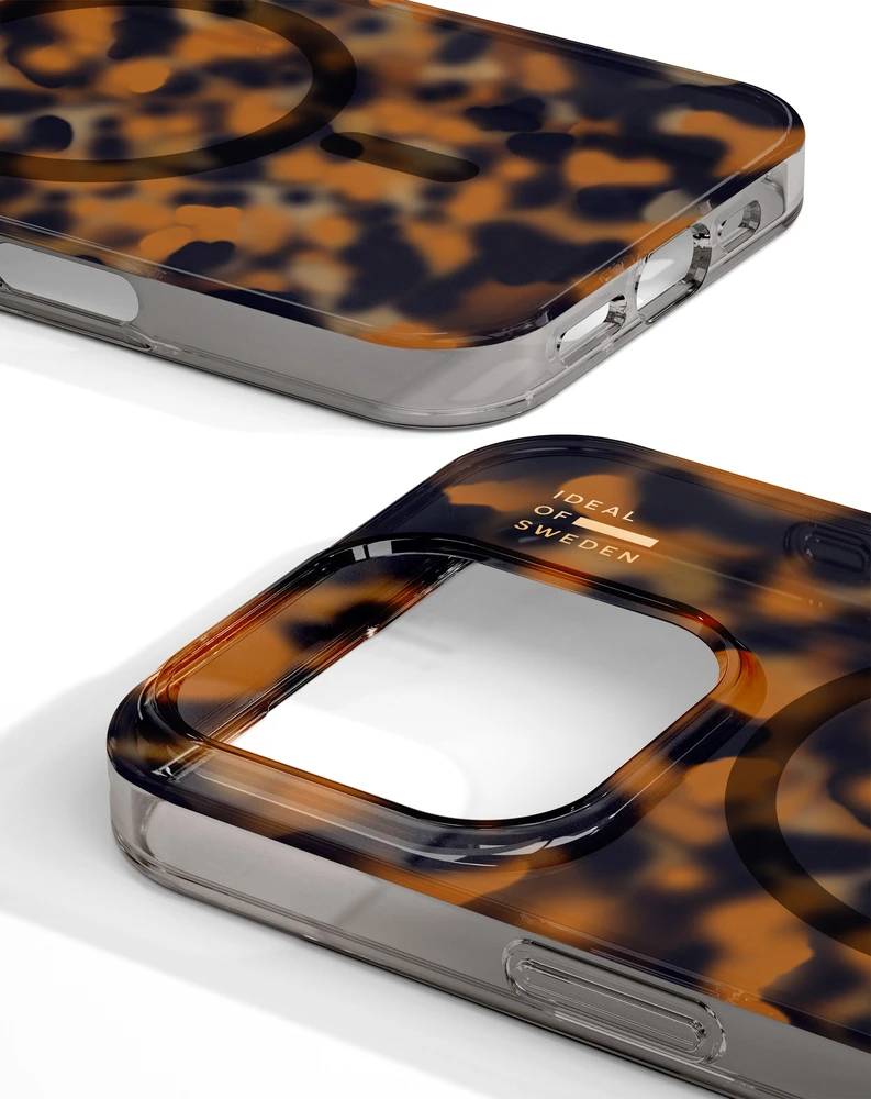 Telefono dėklas - Ideal of Sweden iPhone 16 Pro Max skaidrus dėklas su MagSafe, vėžlio rašto rengimas