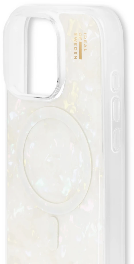 Telefono dėklas - Ideal of Sweden iPhone 16 Pro Max MagSafe perlamutrinis baltas