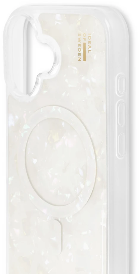 Telefono dėklas - Ideal of sweden iPhone 16 MagSafe IDPLCMS-I2461-10 perlamutrinė balta