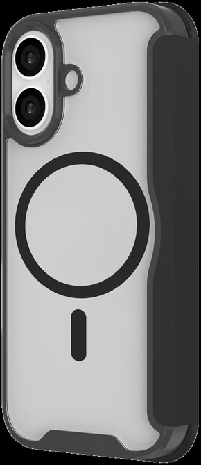 Dėklas JUST MUST CHAMPION II MAGSAFE FLIP CASE, skirtas iPhone 17, juoda