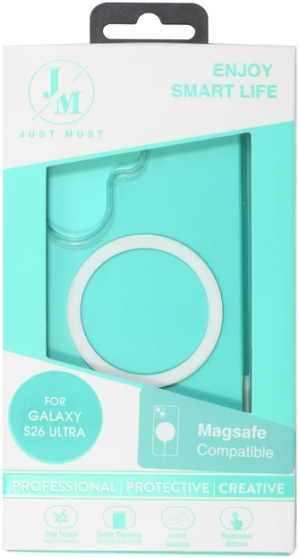 Dėklas Just Must JM Crystal with magsafe for Galaxy S26 Ultra Clear