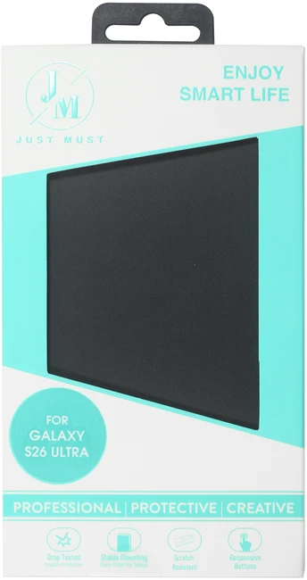 Dėklas Just Must JM STAND FLIP CASE for Galaxy S26 Ultra Juodas