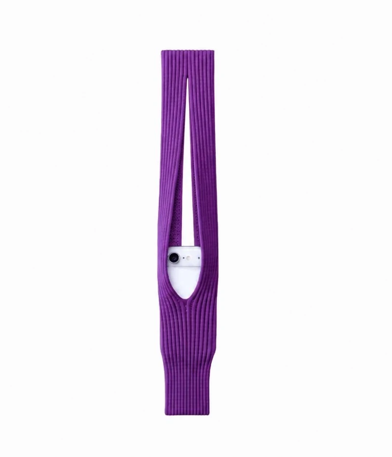 Dėklas MACHINO iPhone sock SHORT SIZE (40cm) Violetinė
