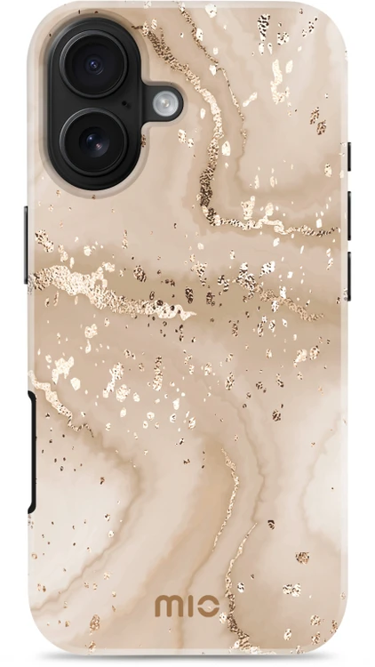 Dėklas MIO Gold Marble Magsafe Compatible for iPhone 17