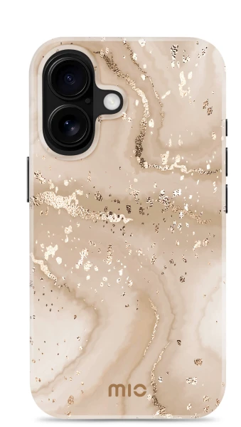 Dėklas MIO Gold Marble Magsafe Compatible for iPhone 16