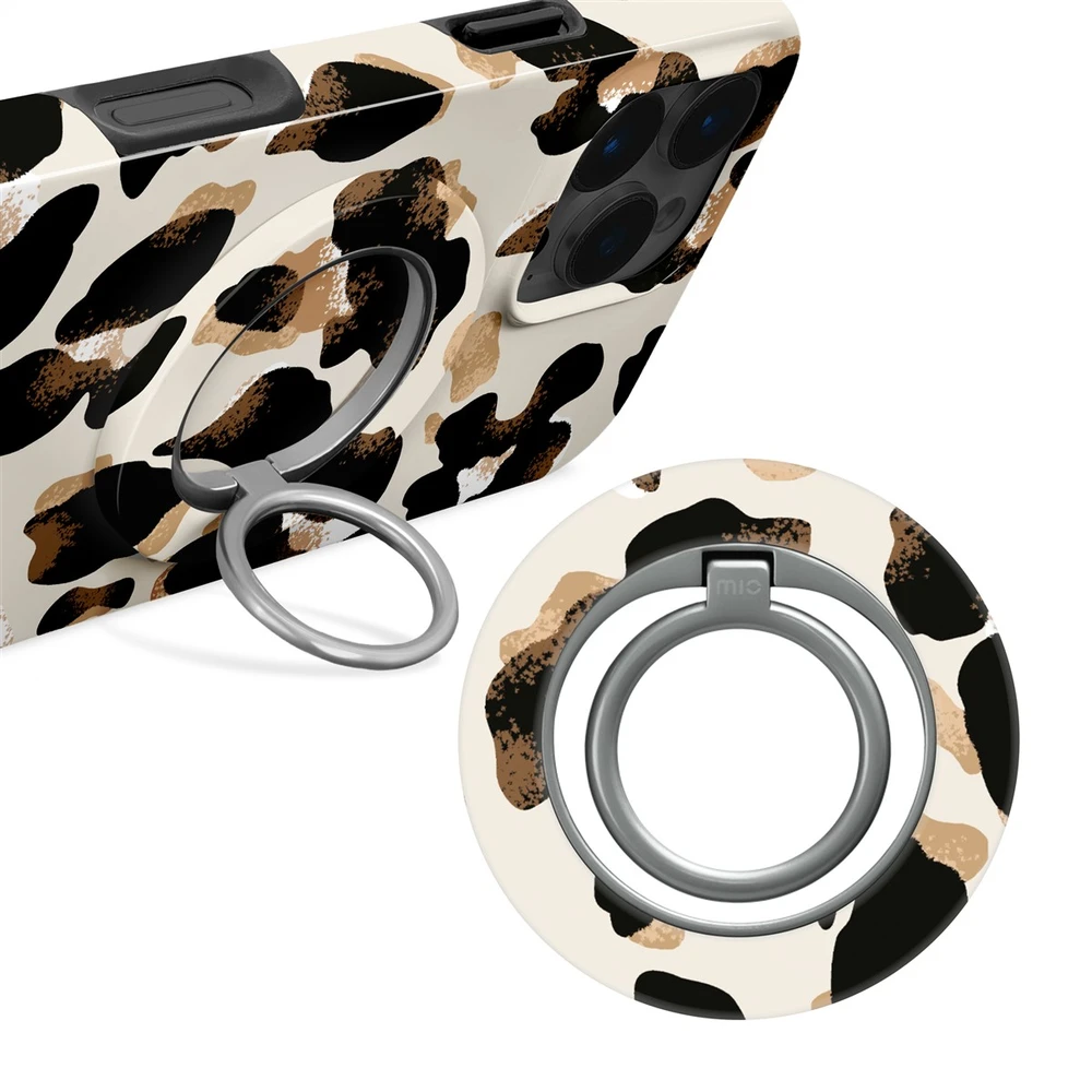 Dėklas MIO Leopard Magsafe Case Compatible Ring Holder