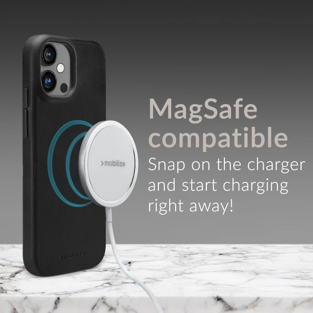 MIO Mobilize Magsafe Compatible Premium Odinis dėklas Apple iPhone 17 Pro Juodas