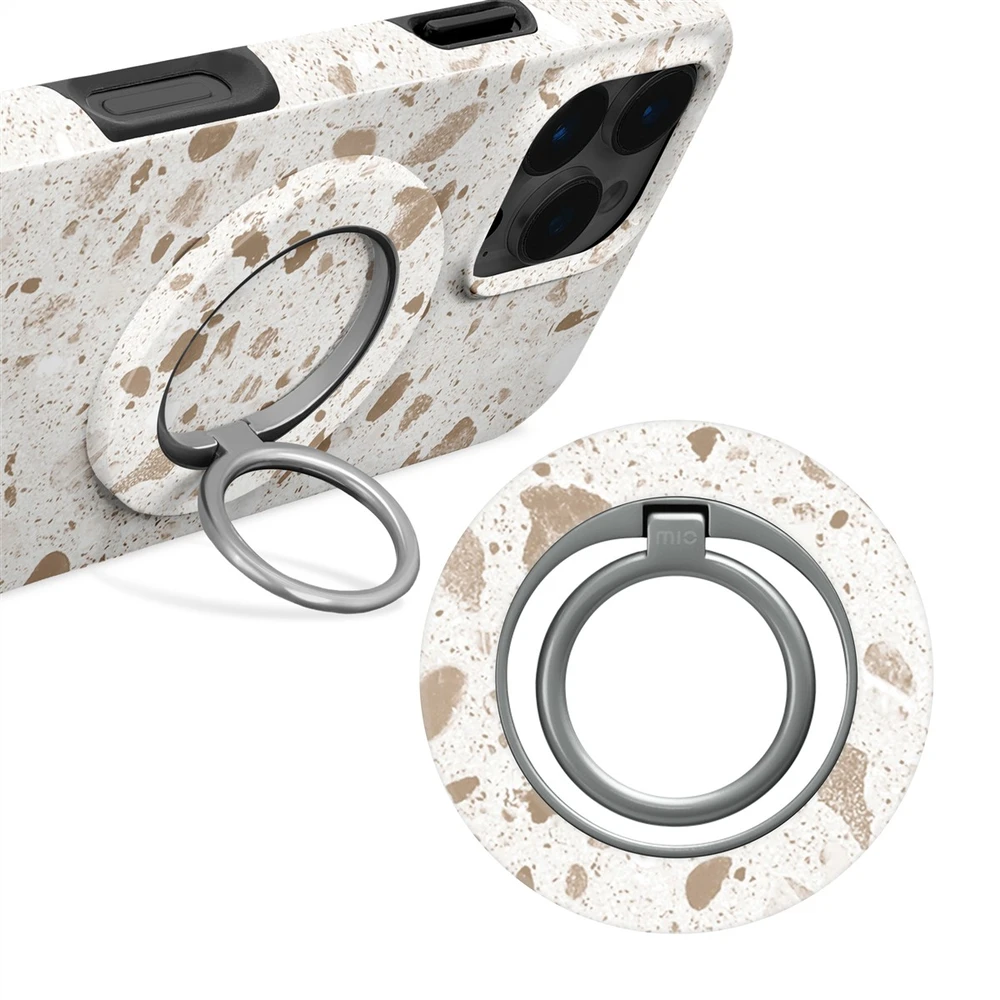 Dėklas MIO Soft Terrazzo Magsafe Case Compatible Ring Holder